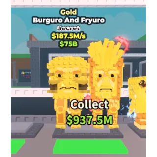 Steal a Brainrot Gold Burguro and Fryuro