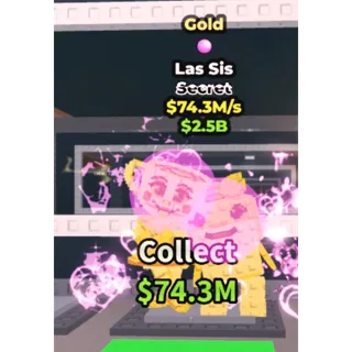 Steal a Brainrot Gold trait Las Sis