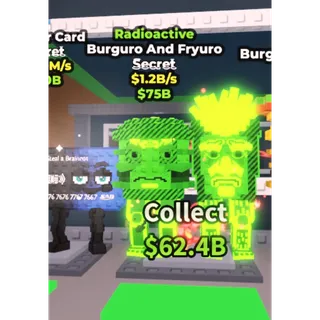 Steal a Brainrot Radioactive Burguro and Fryuro