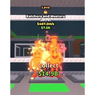 Steal a Brainrot lava trait Ketchuru and Musturu