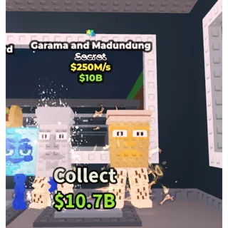 Steal a Brainrot 250M/S GLITCH TRAIT GARAMA AND MADUNDUNG