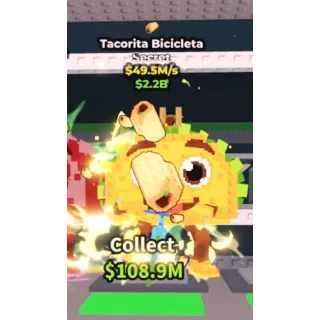 Steal a Brainrot 49.5m/s TACORITA BICICLETA Taco Trait