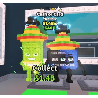 Steal a Brainrot 1.4b/s Cash or Card