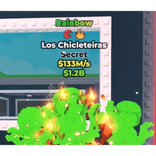 Steal a Brainrot 133m/s RAINBOW Los Chicleteiras