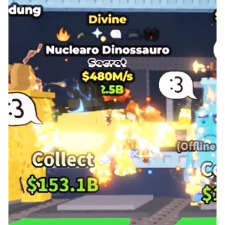 Steal a Brainrot 480m/s divine Nuclearo Dinossauro