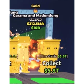 Steal a Brainrot 312.5m/s GOLD GARAMA AND MADUNDUNG