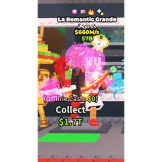 Steal a Brainrot 660m/s La romantic grande