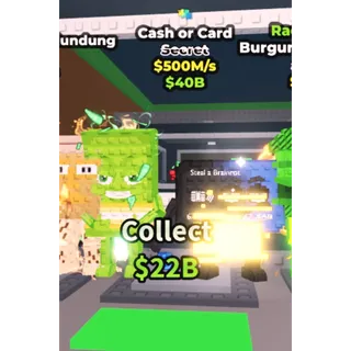 Steal a Brainrot 500m/s Cash or Card