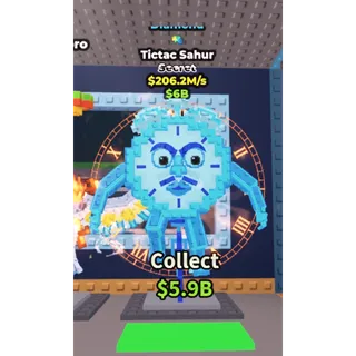 Steal a Brainrot  Diamond + trait Tictac Sahur 