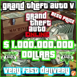 GTA V MONEY | 1 BILLION DOLLARS