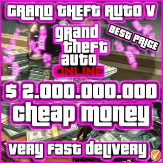 GTA 5 MONEY | $2B ( VERY FAST DELIVERY )