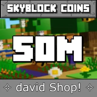 50M Hypixel Skyblock Coins - david Shop!