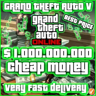 GTA 5 MONEY | $1B ( VERY FAST DELIVERY )