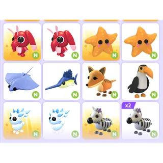 13X NEON ADOPT ME PETS 