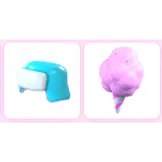 COSY SNOW HAT & COTTON CANDY HAT