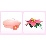 FLOWER BERET & FLOWER HAIR