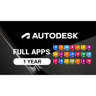 AUTODESK ALL APPS AUTOCAD & MORE - FOR YOUR EMAIL GLOBAL 1 YEAR
