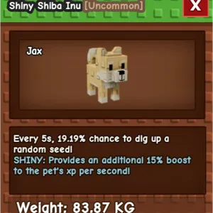 Shiba Inu 83.87kg