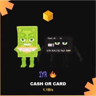  Gold Cash or Card | 1.1B
