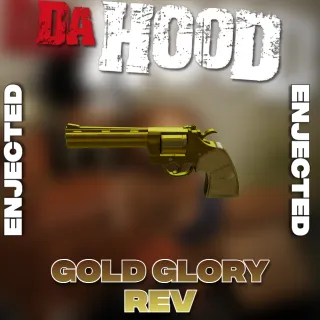 Gold Glory Revolver - Da Hood