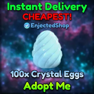 100x Crystal Eggs - Adopt Me