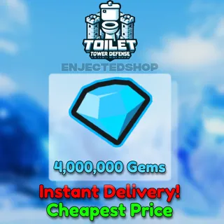 4M Toilet Tower Defense Gems | TTD