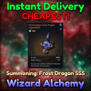 Frost Dragon Potion SSS - Wizard Alchemy