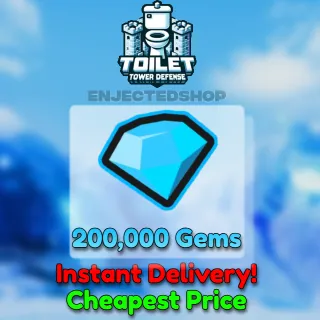 200K Toilet Tower Defense Gems | TTD
