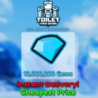 10M Toilet Tower Defense Gems | TTD