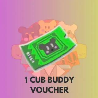 1x Cub Buddy Voucher