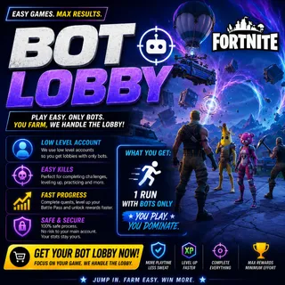 Fortnite Bot Lobby | 1 run