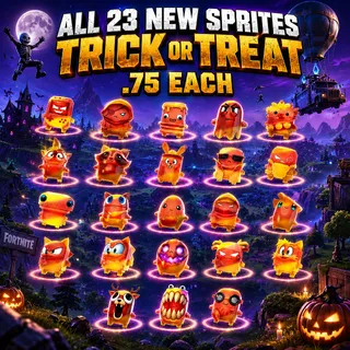 ALL 23 New Sprite | Trick or Treat | .75 each