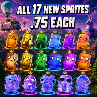 All 17 New Sprites | .75 each