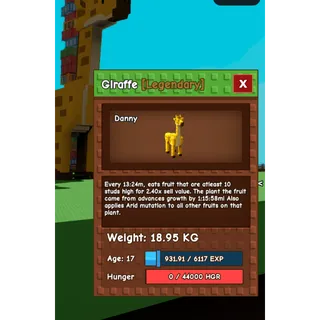 Huge Giraffe - 77kg max
