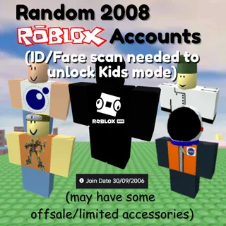 🔥 Random 2006 OG Account (KIDS MODE / UNDER 13) - Possible Offsale/Limited Items 🔥