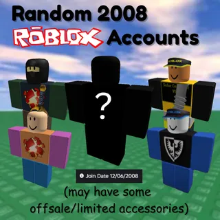 🔥 Random 2008 OG Account - Possible Offsale/Limited Items 🔥