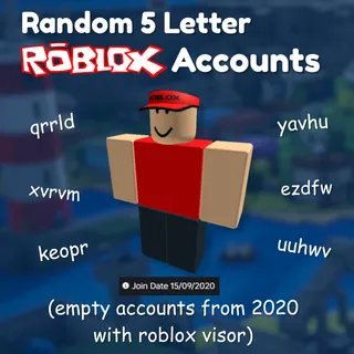 🔥 Random 5 Letter Username - Empty 2020 Account 🔥