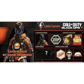 2 CODES + 1 FREE Little Ceasars COD Black Ops 7 