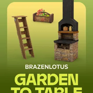 The Sims 4™ Creator Kit - BrazenLotus' Garden To Table