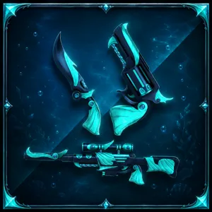 MVSD blue mermaid set
