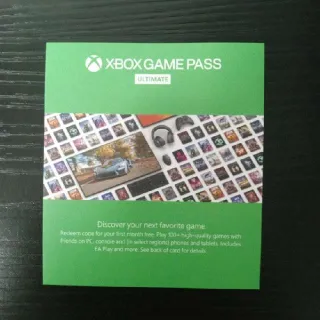 Ultimate New Member Only: One Month Xbox Game Pass Ultimate