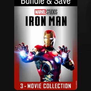 Iron Man Movie Collection All 3 Movies HD MA