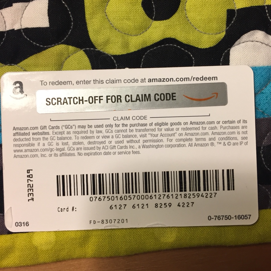 How to return amazon gift card