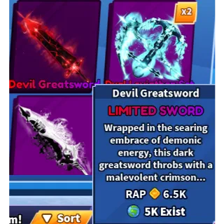 Devil Greatsword SET