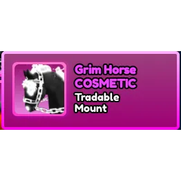 World Zero - Grim Horse Mount