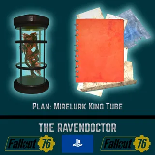 Plan: Mirelurk King Tube - Fallout 76 PS4/PS5