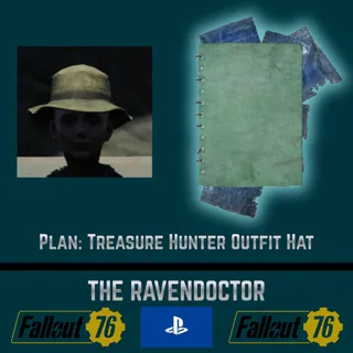 Plan: Treasure Hunter Outfit Hat - Fallout 76 PS4/PS5