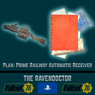 Plan: Prime Railway Automatic Receiver - Fallout 76 PS4/PS5