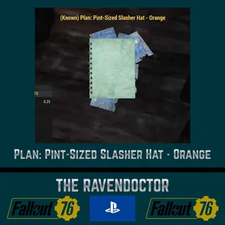 Plan: Pint-Sized Slasher Hat - Orange
