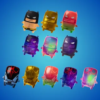 ALL BATMAN ALL SEVEN SPRITES - FORTNITE [MEGA BUNDLE, CUBE INCLUDED!]